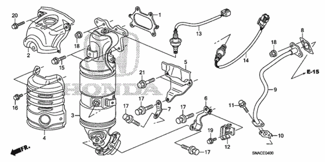 Converter (1.8L) for 2011 Honda Civic #0