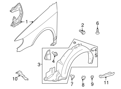 9-2X FENDER & COMPONENTS