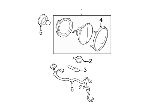 Wrangler HEADLAMP COMPONENTS