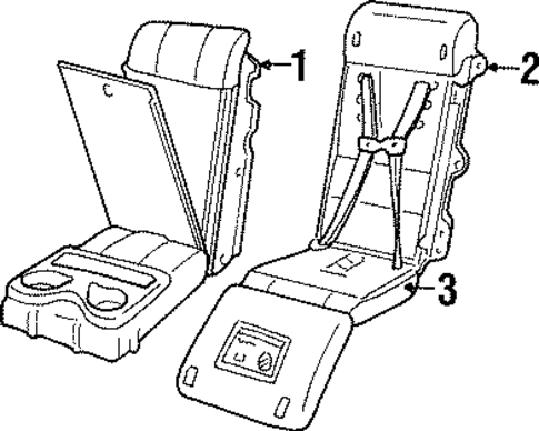 Grand Prix REAR SEAT COMPONENTS
