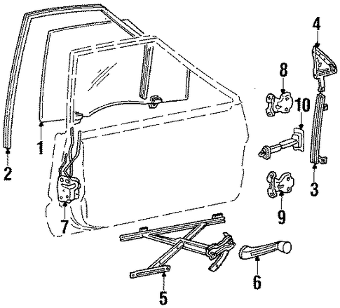 Lock Assembly, R Front Door Lock Assembly, R Front Door