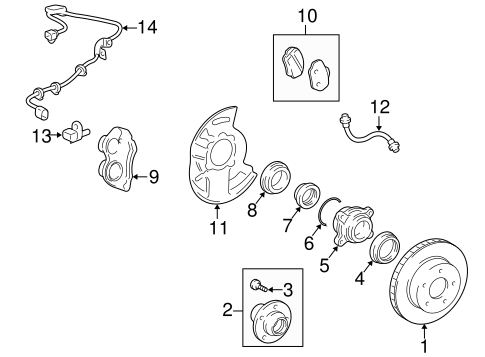 BRAKES/ANTI-LOCK BRAKES for 2009 Toyota FJ Cruiser #2