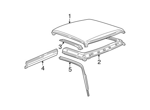 Body/Roof & Components for 2001 Ford Ranger #2