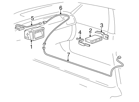 ELECTRICAL/NAVIGATION SYSTEM COMPONENTS for 2006 Toyota Land Cruiser #1