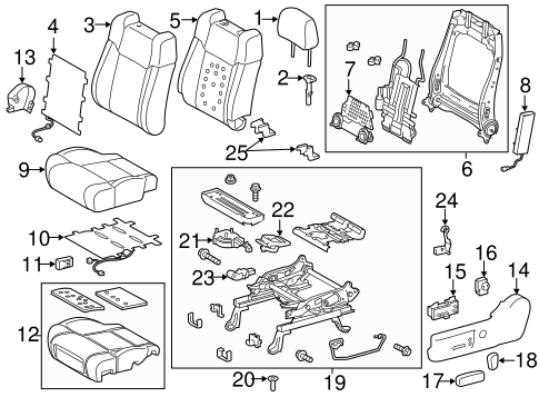 BODY/DRIVER SEAT COMPONENTS for 2015 Toyota Tundra #2