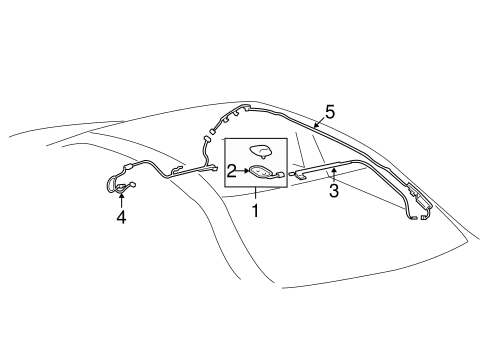 ELECTRICAL/ANTENNA & RADIO for 2011 Toyota Corolla #1