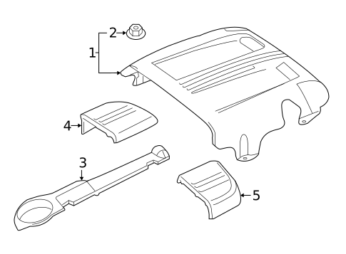 Engine Appearance Cover for 2020 Mercedes-Benz GLC 63 AMG® S #0