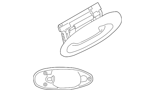 32015411 Деталь HANDLE, OUTSIDE, LEFT