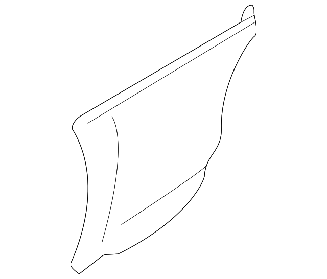 10289996 Деталь LOWER PANEL, RIGHT