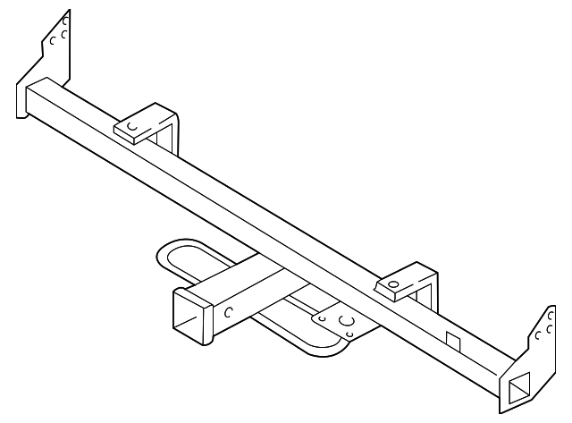 KPU000040 Деталь TRAILER HITCH