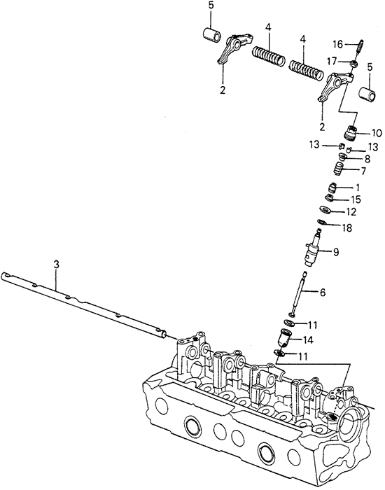 ENGINE/AUXILIARY VALVE for 1982 Honda CIVIC 5-DOOR #1