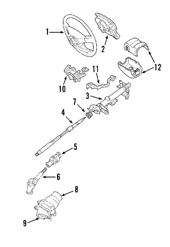 STEERING/STEERING WHEEL for 2001 Toyota Prius #1