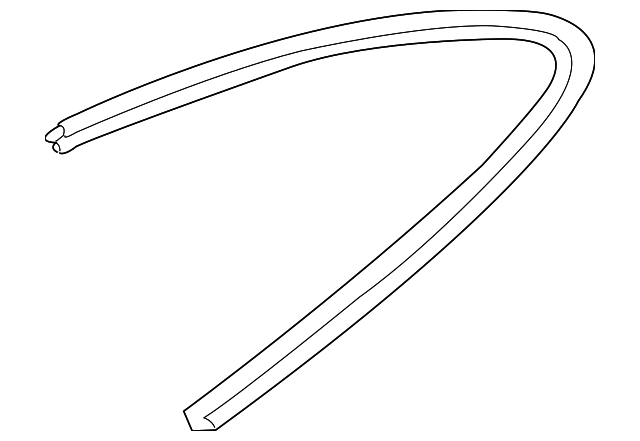 GJA2230AF Деталь QTR GLASS MLDG, RIGHT