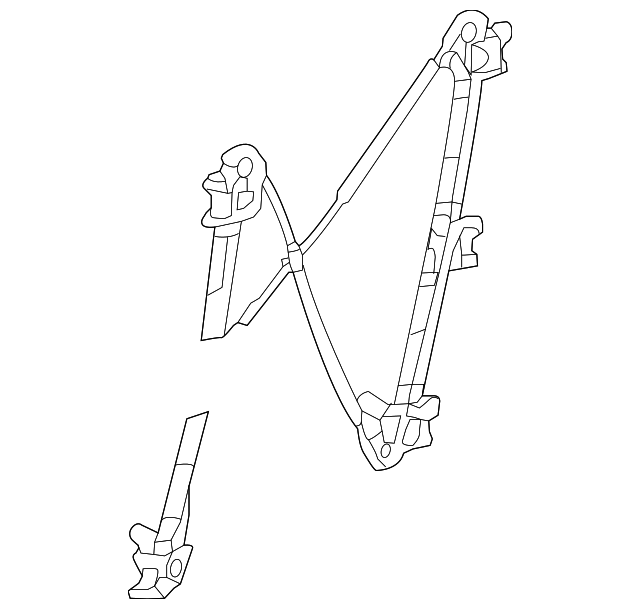 LR077816 Деталь WINDOW REGULATOR, LEFT