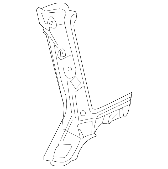 ALR9446 Деталь INNER QTR REINF, RIGHT