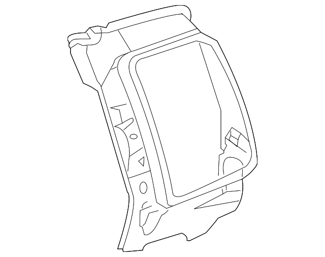 ALJ490100 Деталь UPPER PLR REINF, RIGHT
