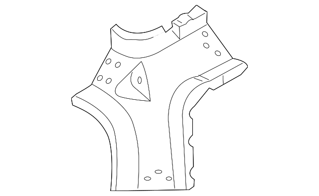 ALR9364 Деталь GUSSET, RIGHT