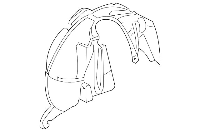 CLF500580 Деталь WHEELHOUSE LINER, RIGHT