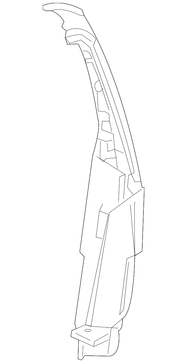 ALE490160 Деталь CORNER PILLAR, RIGHT