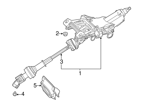 Flex STEERING COLUMN ASSEMBLY