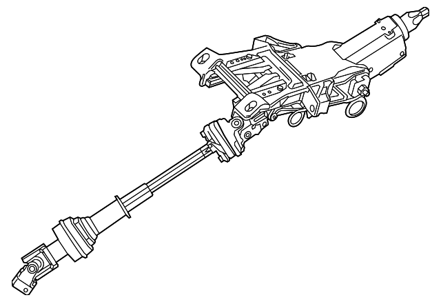 DA8Z-3C529-C Деталь COLUMN ASSY