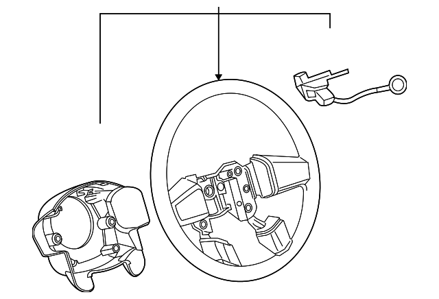 22711541 Деталь STEERING WHEEL