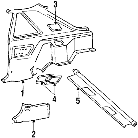 Capri QUARTER PANEL TRIM