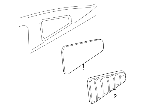 Body/Glass & Hardware for 2010 Ford Mustang #3