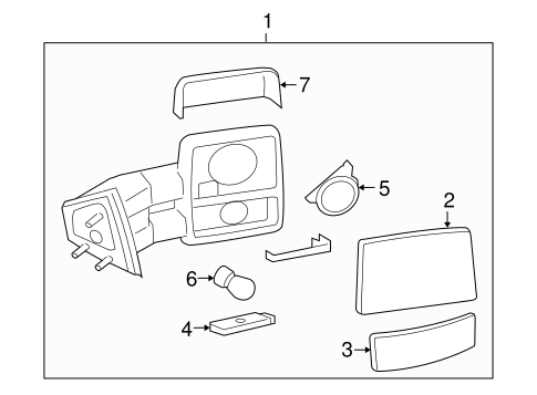 Body/Outside Mirrors for 2007 Ford F-150 #3