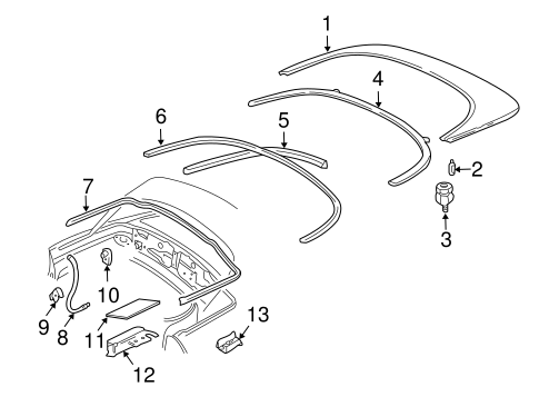 Boxster STOWAGE COMPARTMENT
