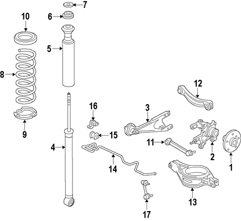 REAR SUSPENSION/REAR SUSPENSION for 2011 Scion tC #1