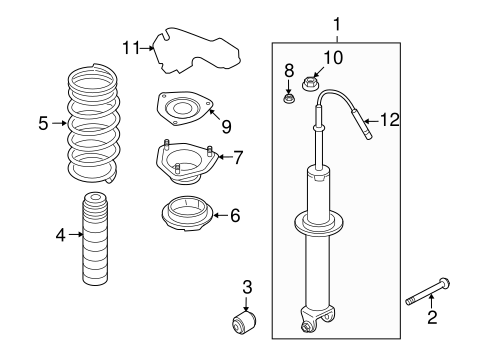 Rear Suspension/Shocks & Components for 2015 Nissan GT-R #1