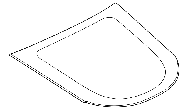 T2R8141 Деталь BACK GLASS