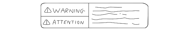 4444196 Деталь INFO LABEL