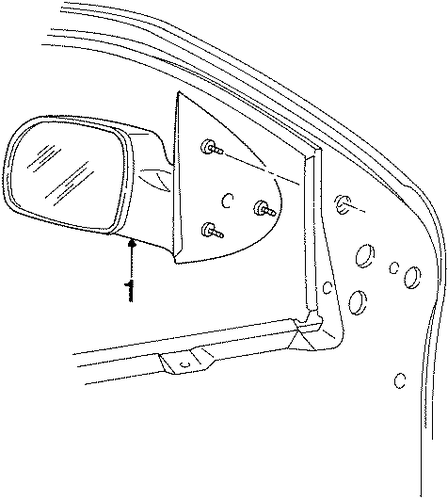 Windstar OUTSIDE MIRRORS