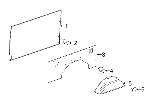 Body/Interior Trim - Side Panel for 2015 Ford Transit-350 HD #1