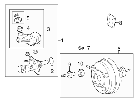 BODY/MASTER CYLINDER - COMPONENTS ON DASH PANEL for 2012 Scion xB #1