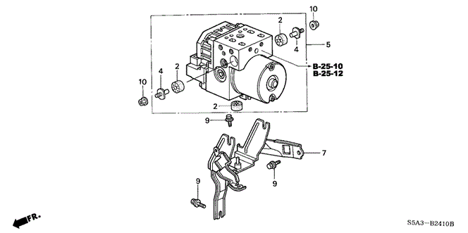 Chassis/ABS Modulator for 2001 Honda CIVIC SEDAN #1