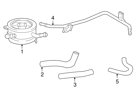 COOLING SYSTEM/OIL COOLER for 2000 Toyota 4Runner #1