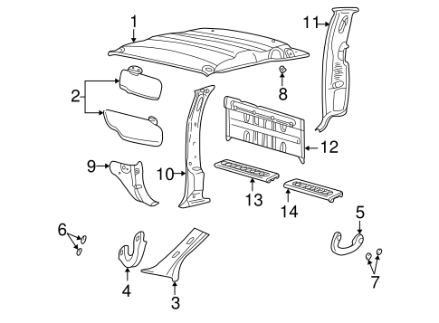 Body/Interior Trim - Cab for 2005 Ford F-350 Super Duty #2