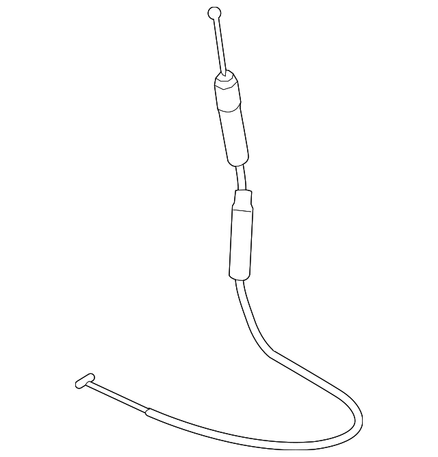 981-561-431-00 Деталь ACTUATOR CABLE, LEFT