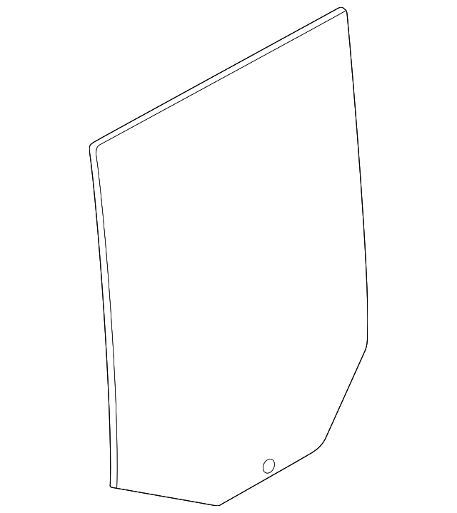 CVB000051 Деталь DOOR GLASS, LEFT