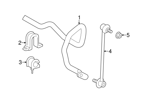 FRONT SUSPENSION/STABILIZER BAR & COMPONENTS for 2016 Toyota Sienna #1