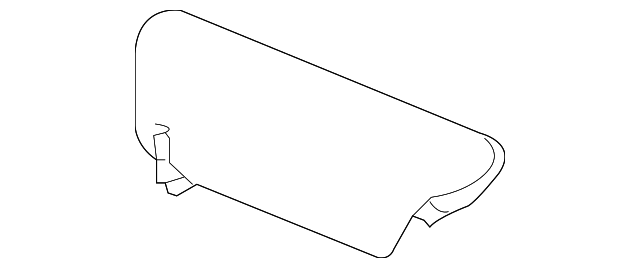 986-731-980-09-M31 Деталь SUNVISOR, LEFT