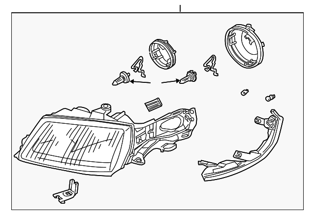 5337936 Деталь HEADLAMP ASSY, LEFT