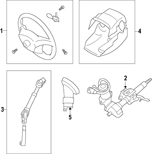 Vibe STEERING COLUMN
