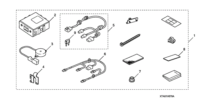 ACCESSORIES/BACK-UP SENSOR - ATTACHMENT for 2009 Honda ACCORD SEDAN #1