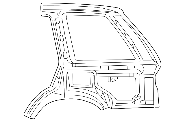 ALR7420 Деталь INNER PANEL, RIGHT