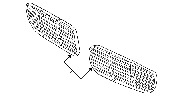C2C11800 Деталь GRILLE, LEFT