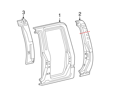 BODY/SIDE PANEL & COMPONENTS for 2001 Toyota Tacoma #2